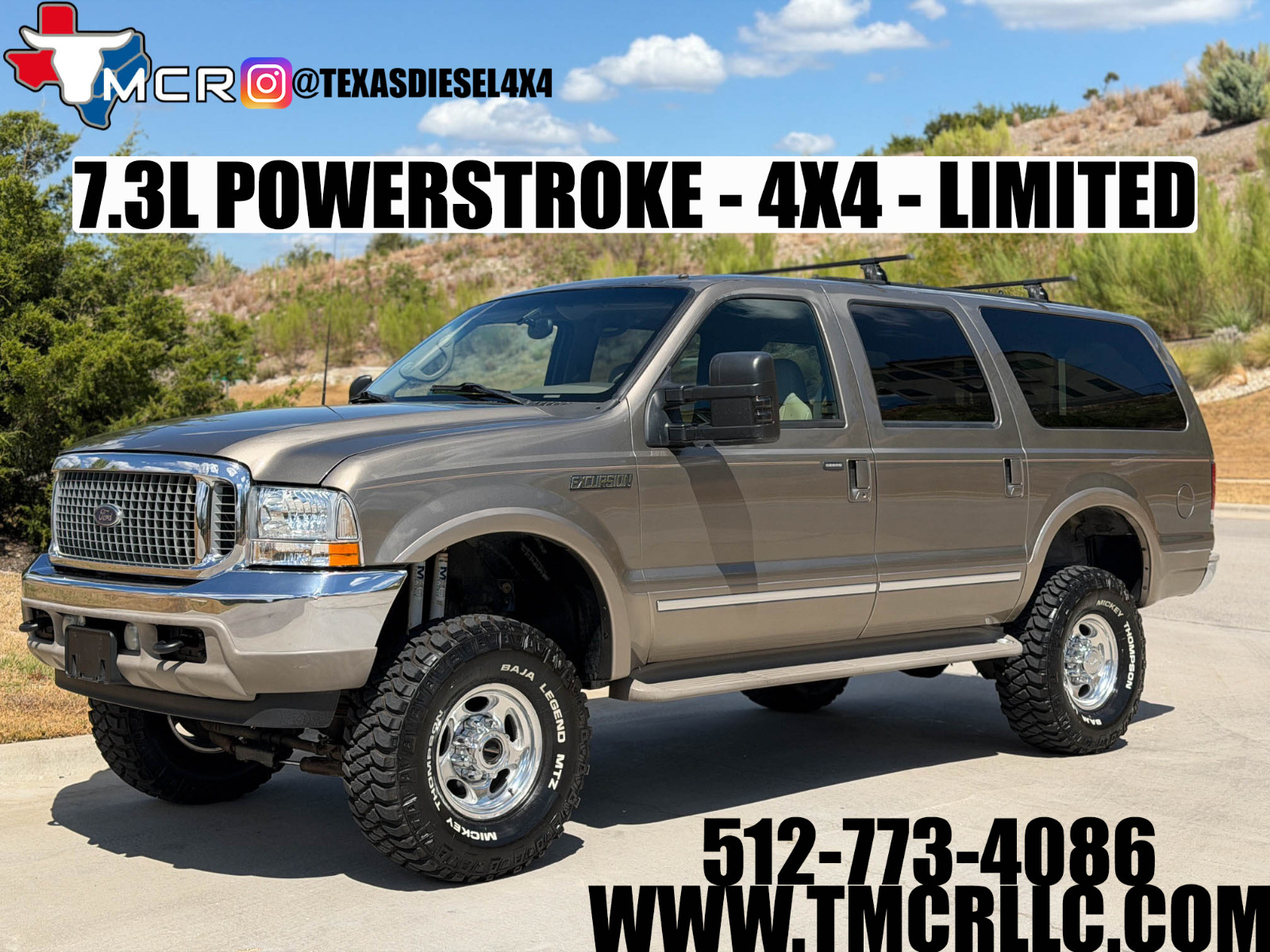 2002 Ford Excursion 4x4 - 7.3L Powerstroke - Limited