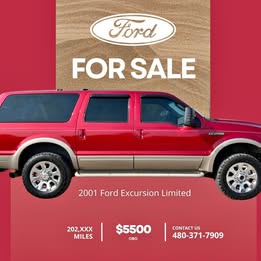 2001 Ford Excursion - Limited Sport Utility 4D