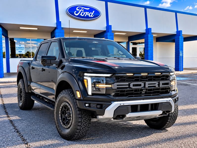 2026 Ford F-150 Raptor -  Agate Black Metallic