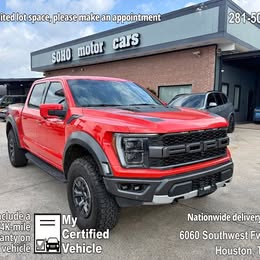 2022 Ford F-150 Raptor 4WD SuperCrew 5.5' Box