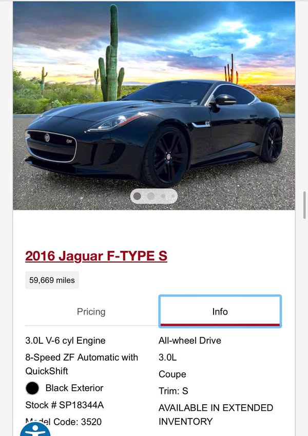 2016 Jaguar F-TYPE - S Coupe 2D