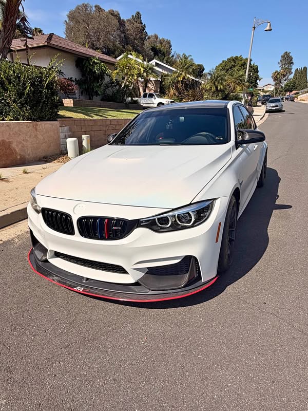 2018 BMW M3 sedan (white) only 13k mi
