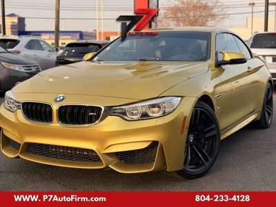 2015 BMW M4 Base 2dr Convertible