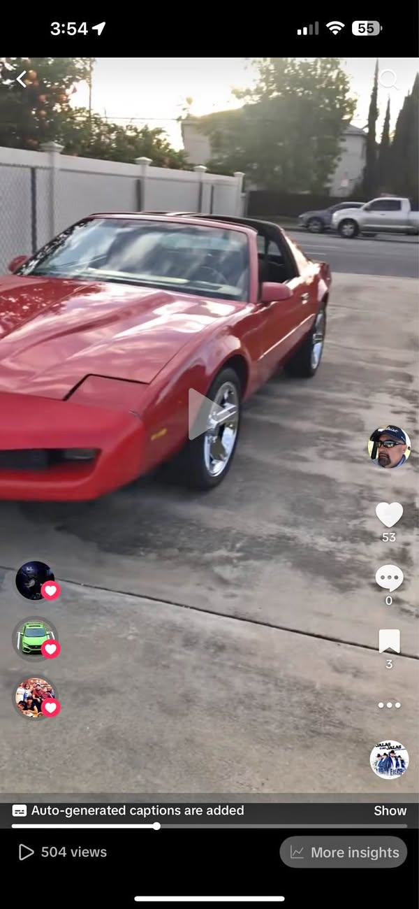 1992 Pontiac Firebird - Convertible 2D