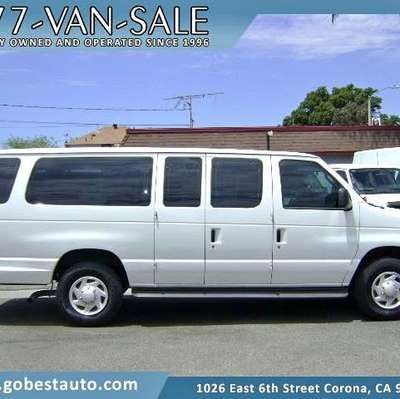 2013 Ford Econoline E350 15-Passenger Cargo Van RV Camper Bus Ex-City Loaded 1-Ton LOW MILES!