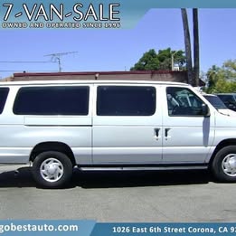 2013 Ford Econoline E350 15-Passenger Cargo Van RV Camper Bus Ex-City 1-Ton Loaded 21,000 MILES