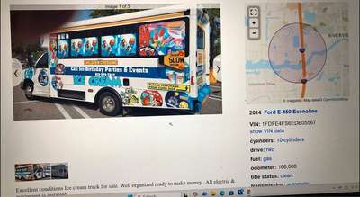 2014 Ford Econoline - Ice Cream Truck