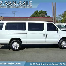 2009 Ford Econoline E350 15-Passenger Cargo Van RV Camper Bus Ex-City Loaded ONLY 10,000 MILES!