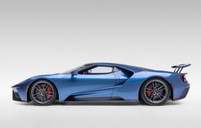 2019 Ford GT Liquid Blue Tri-Coat Only 249 Miles Matte Exterior Carbon Fiber