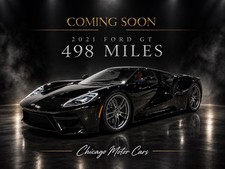 2021 Ford GT Only 498 Miles Shadow Black/Dark Energy Upgrade Package