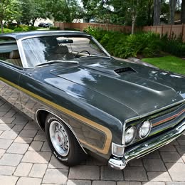 1969 Ford original 1 family owned rare torino gt automatic buckets console p.s documented 93230 miles drives looks amazing