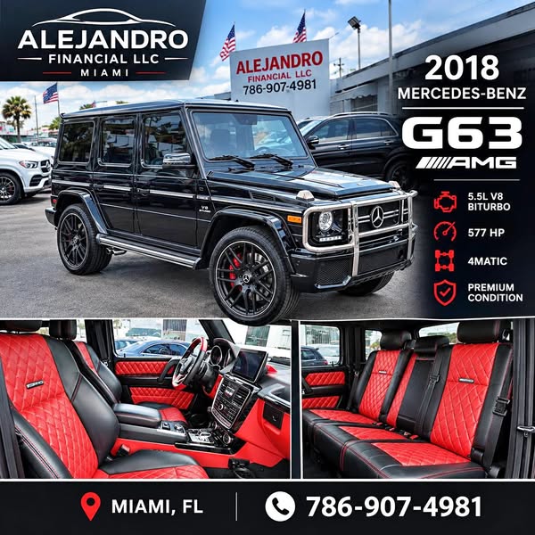 2018 Mercedes-Benz G-Class - G 63 AMG Sport Utility 4D