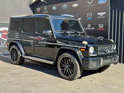 2016 Mercedes-Benz G-Class - G 63 AMG 4MATIC Sport Utility 4D