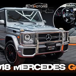 2018 Mercedes-Benz AMG G-Class G 63 AMG Sport Utility 4D