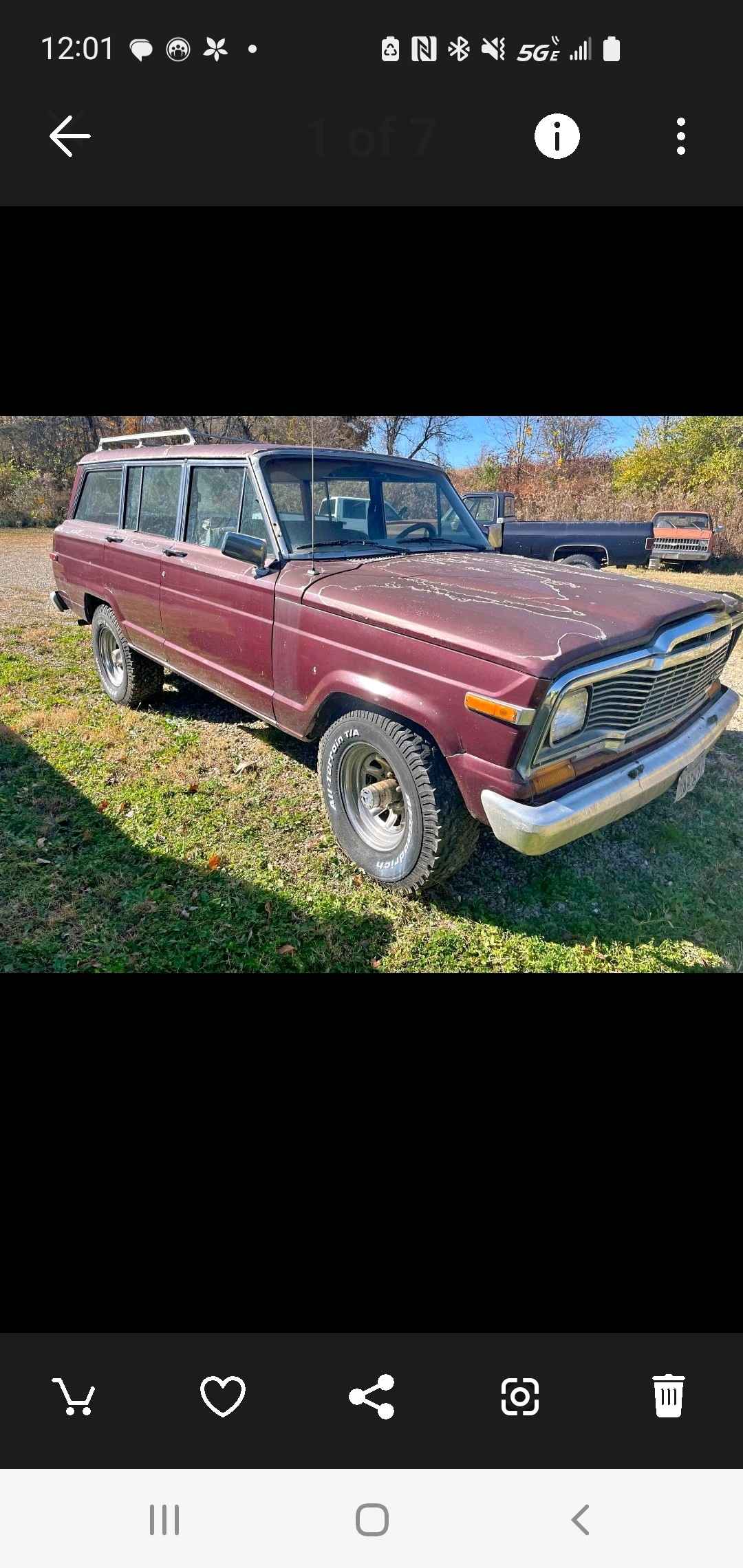 Vintage Jeep Wagoneer SUV 1984