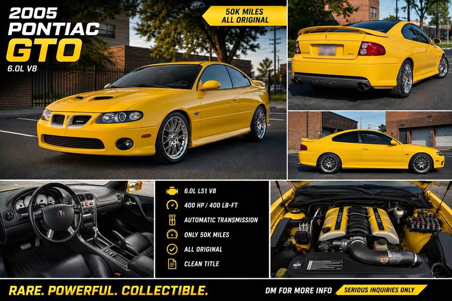2005 Pontiac GTO - Coupe 2D