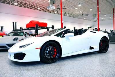 2017 Lamborghini Huracan WHITE...17,780 Miles...LP580-2...