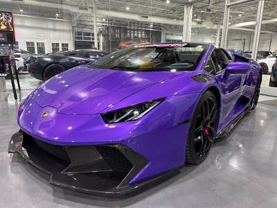 2017 Lamborghini Huracan Spyder Carbon Buckets Viola...