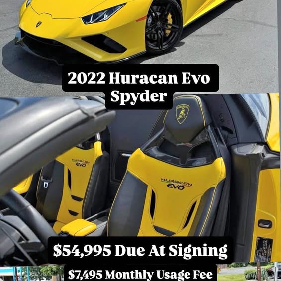 2022 Lamborghini Huracan - EVO Spyder Convertible 2D
