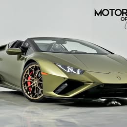 2022 Lamborghini Huracan EVO Spyder-$75K MODS-VF SUPERCHARGED-FACTORY MATTE
