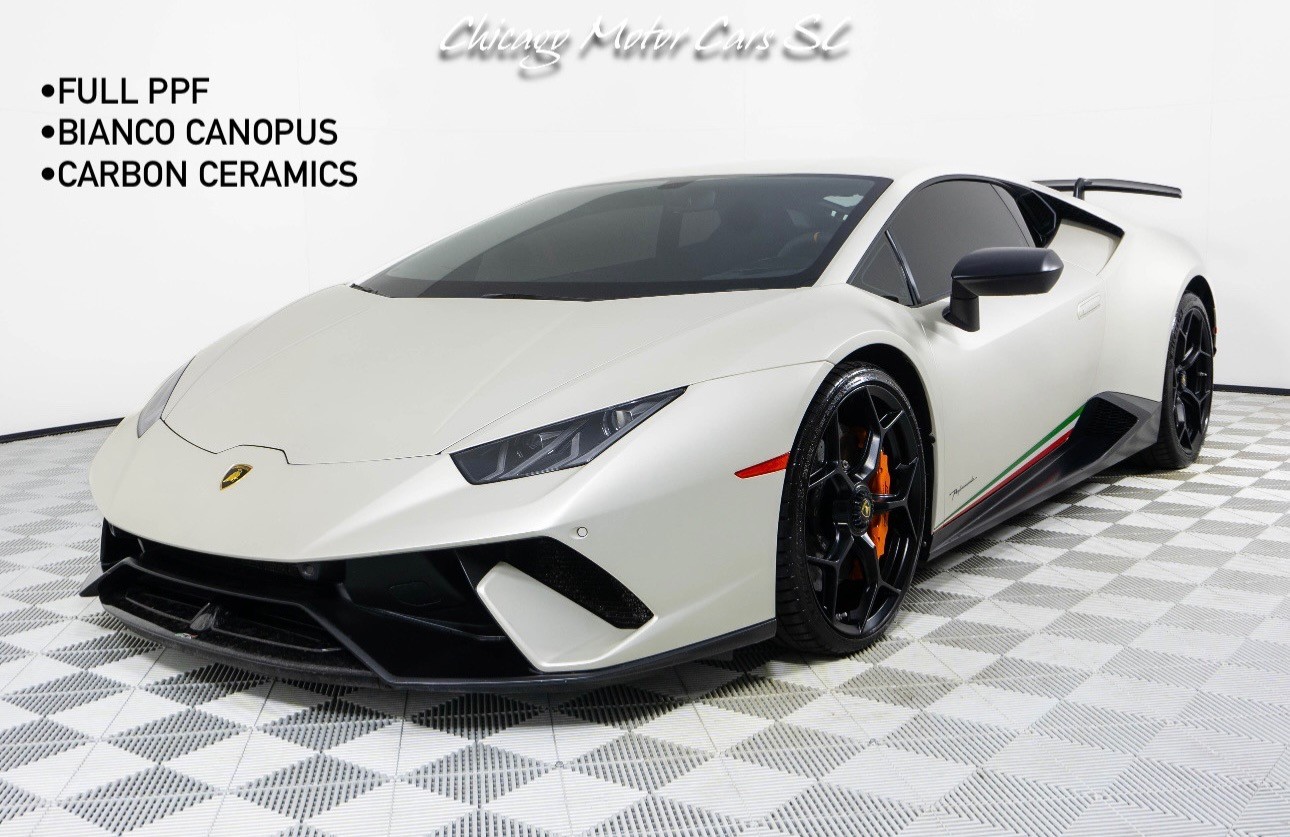 2018 Lamborghini Huracan Ad Personam Bianco Canopus Full...