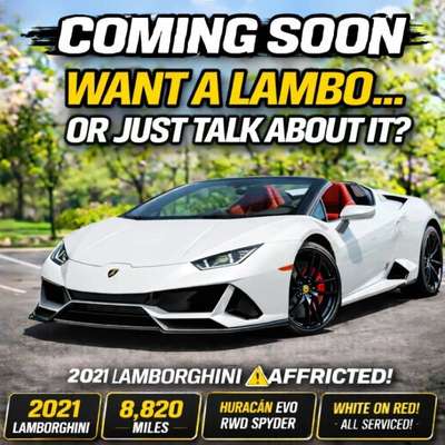 2021 Lamborghini Huracan EVO Spyder