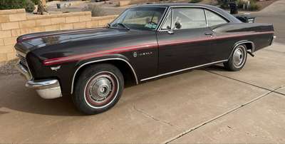 1966 Chevrolet Impala Numbers Matching 283, Glossy Black,...