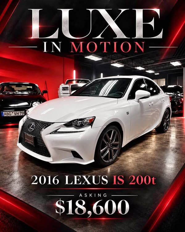 2016 Lexus IS - IS 200t Sedan 4D