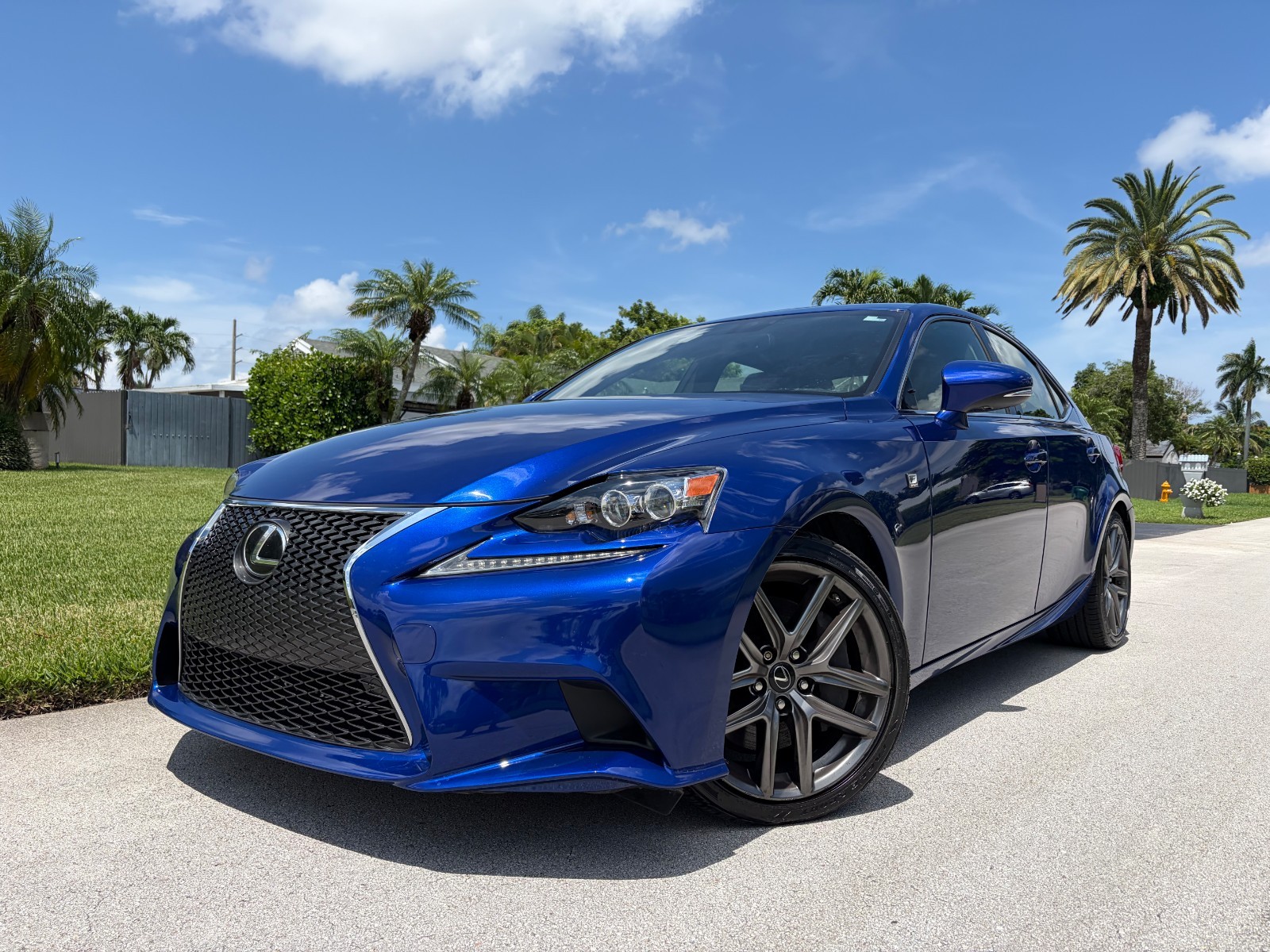 2016 Lexus IS STUNNING JAZZ BLUE ON RIOJA RED F-SPORT 2017...
