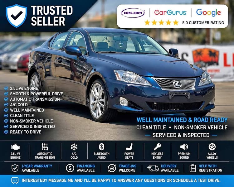 2007 Lexus IS - 250 SEDAN 4D