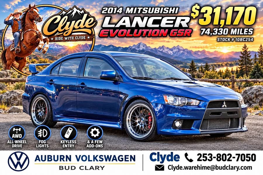 2014 Mitsubishi Lancer Evolution - GSR Sedan 4D