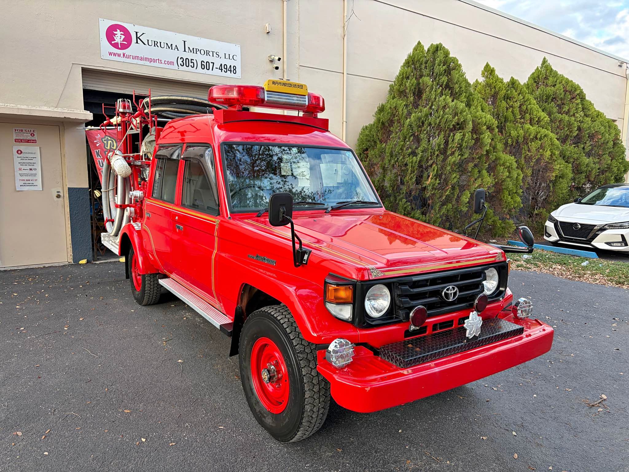 2001 Toyota Land Cruiser 70 - A\/C Diesel 4WD Fire Truck HZJ79