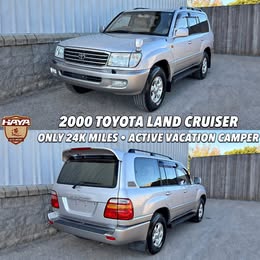 2000 Toyota land cruiser vx limited \u2014 active vacation camper