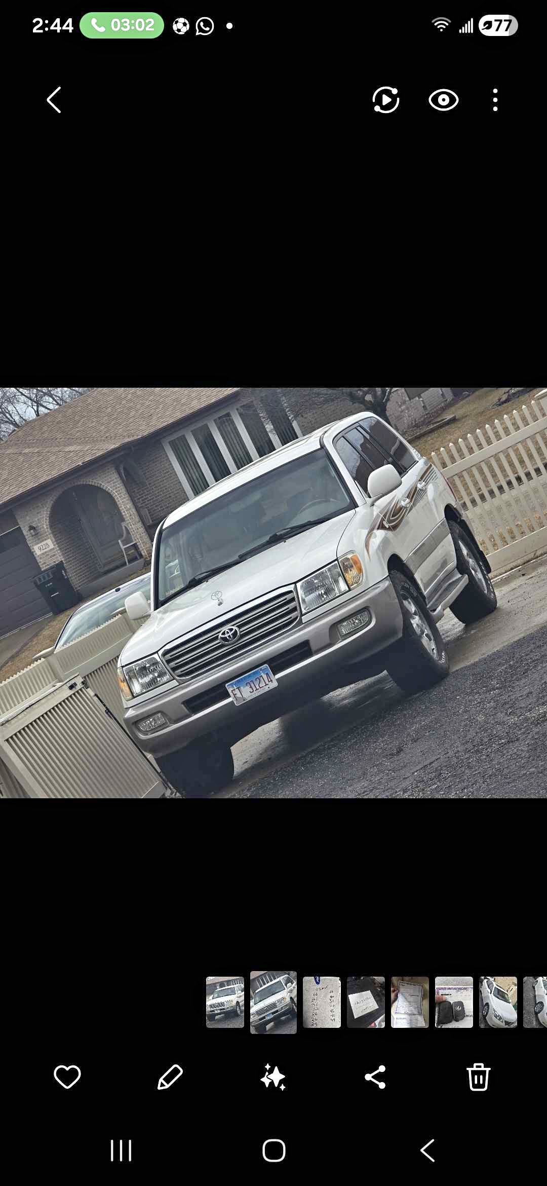 2003 Land cruiser toyota