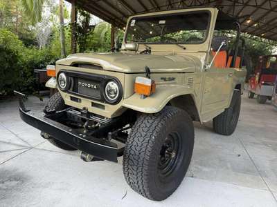 1982 Toyota Land Cruiser 15K MILES, Orange Interior, Garage...