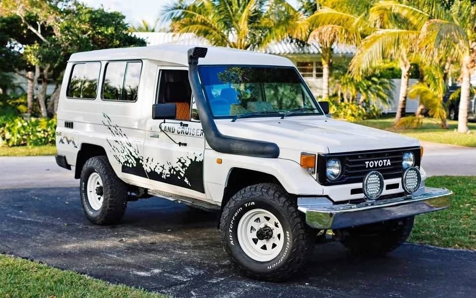 1992 Toyota Land Cruiser 9-Passenger Troop Carrier,...