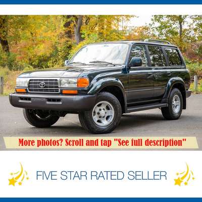 1995 Toyota Land Cruiser FJ80 131K mi 3rd Row Seat Tow...