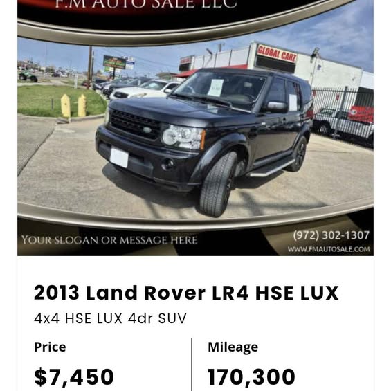 2013 Land Rover LR4 - HSE LUX Sport Utility 4D