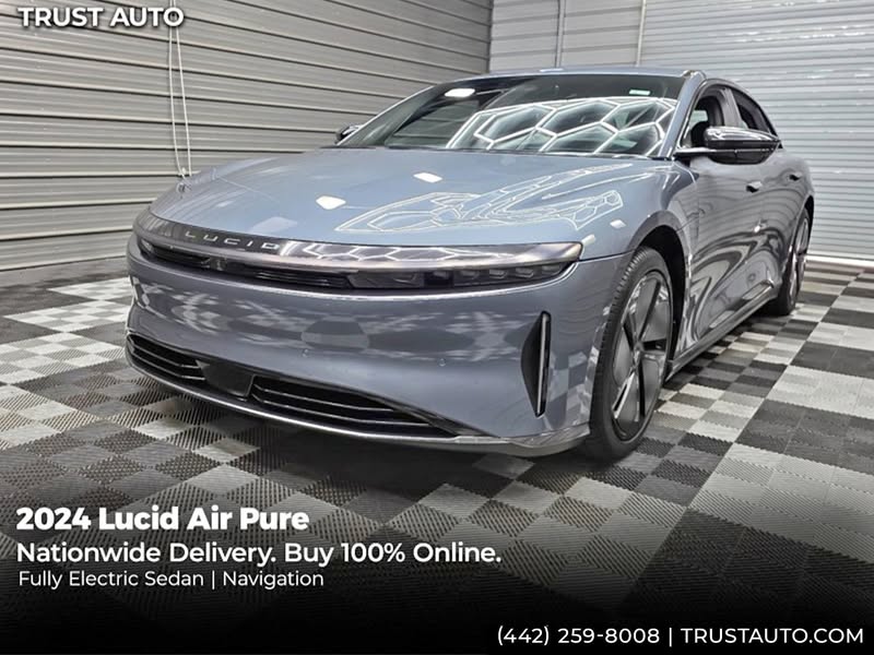 2024 Lucid Air Pure Electric Luxury Sedan