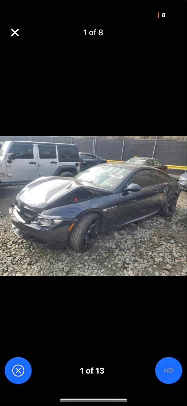 2010 bmw m6 PARTS OUT