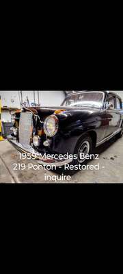 1959 Mercedes-Benz 219 ponton - W105