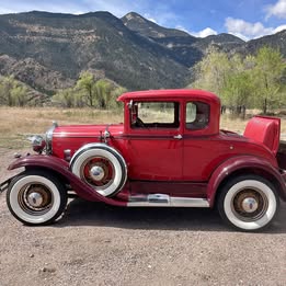 1930 Ford model-a, 2-door coupe parade car