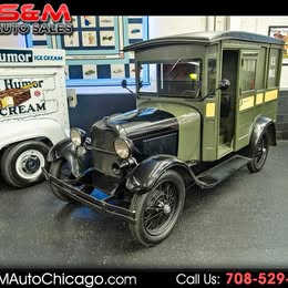 1930 Ford model a us postal truck