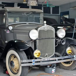 1930 Ford Model A Deluxe 5-Window Coupe w\/ Rumble Seat