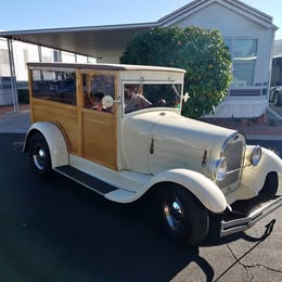 1929 Ford model a woody wagon (custom built hot rod)