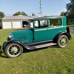 1929 Ford model a tudor sedan
