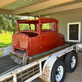 1931 Ford coupe trade for model a truck cab in bed \ufffc
