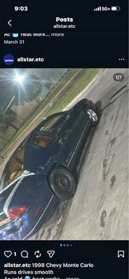 1998 Chevrolet Monte Carlo - LS Coupe 2D