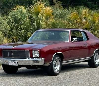 1971 Chevrolet Monte Carlo Matching Numbers, Frame-Up...