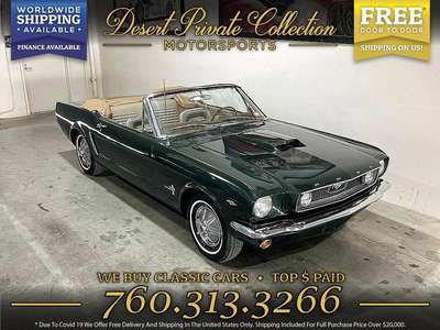 1965 Ford Mustang Power Top Power Steering